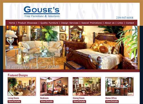 Netwave Web Solutions - Gouses Fine Furniture