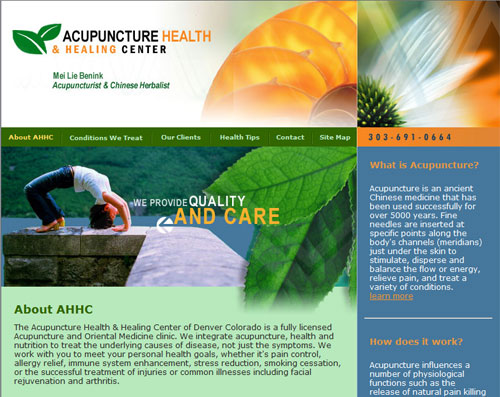 Netwave Web Solutions - Acupuncture Health & Healing Center